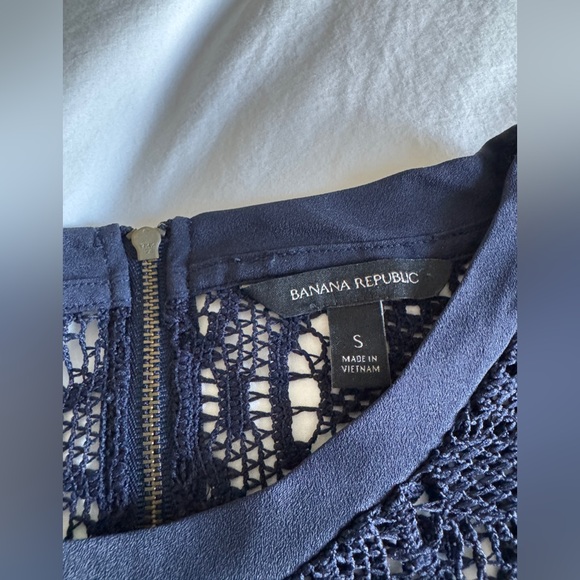 Navy Lace Top - Picture 2 of 4